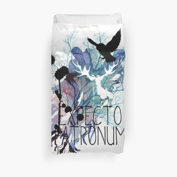 EXPECTO PATRONUM HEDWIG WATERCOLOUR 2 Duvet Cover