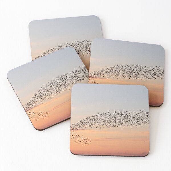 Item preview, Starlings at sunset designed and sold by GreyFeatherPhot.