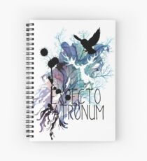 EXPECTO PATRONUM HEDWIG WATERCOLOUR 2 Spiral Notebook