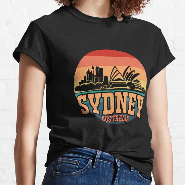 Retro Sunset Sydney Australia Classic T-Shirt