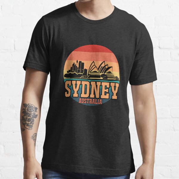 "Retro Sunset Sydney Australia" Tshirt for Sale by DynastyArt Redbubble retro sunset sydney