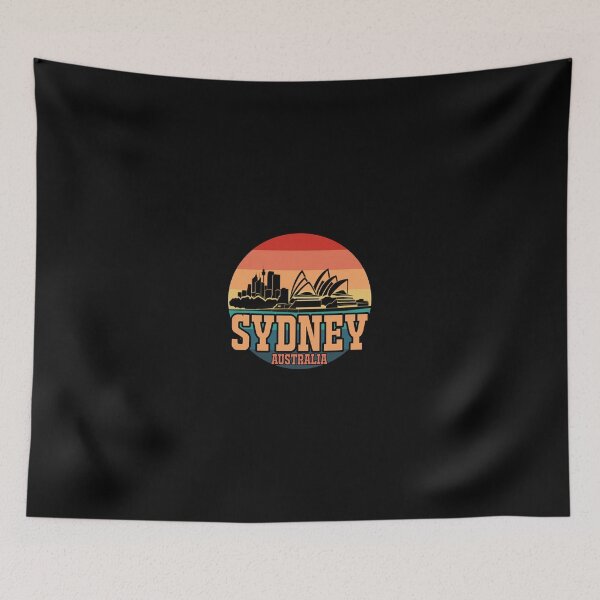 Item preview, Retro Sunset Sydney Australia designed and sold by DynastyArt.