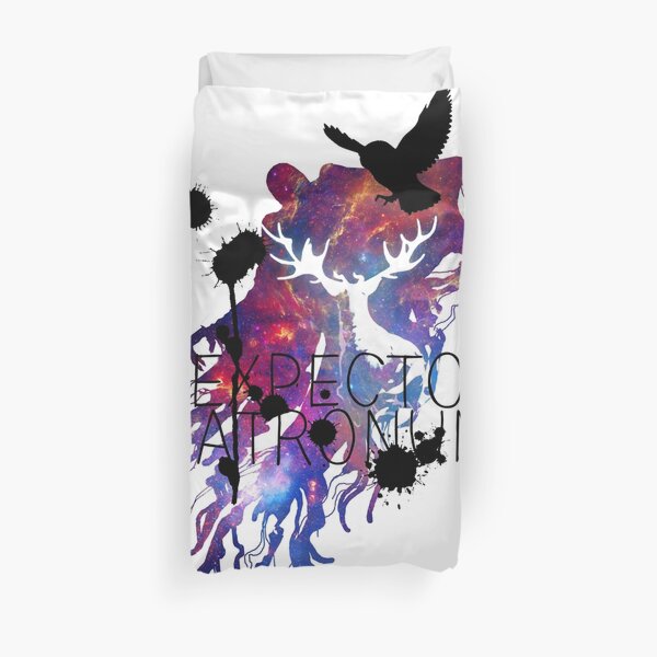 EXPECTO PATRONUM HEDWIG GALAXY 2 Duvet Cover