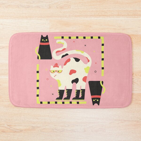 Item preview, Vivid Cats in Magic Pink designed and sold by GUDIJA.