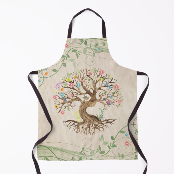 Item preview, Tree of Life - Yggdrasil - Watercolor Flowers designed and sold by k9printart.