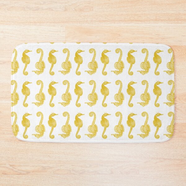 Item preview, Seahorses Pattern Upside Down Yellow designed and sold by Graphic-it.