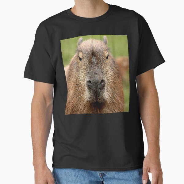Item preview, Portrait of a rather handsome capybara designed and sold by Ladymoose.