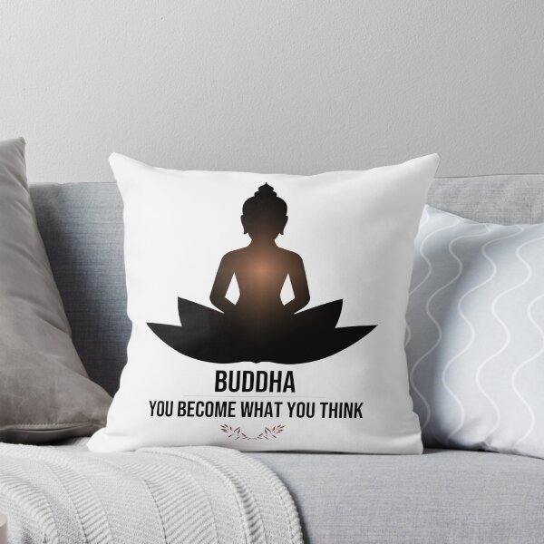 Item preview, Buddha Says You Become What You Think Spiritual Meditation Yoga Gift designed and sold by Digital Lama Creations.