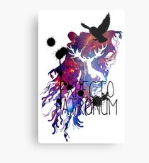 EXPECTO PATRONUM HEDWIG GALAXY Metal Print