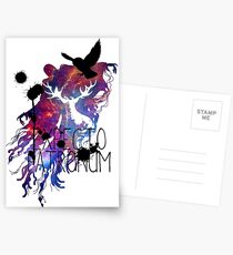EXPECTO PATRONUM HEDWIG GALAXY Postcards
