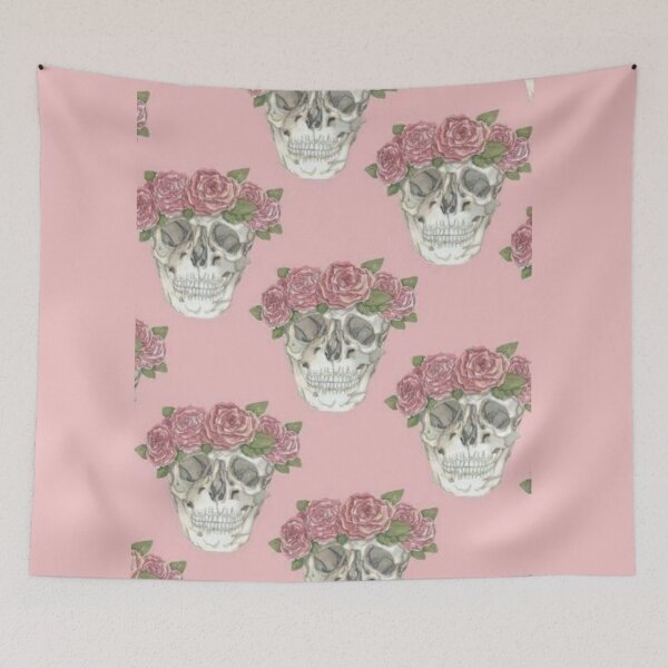 Item preview, Skull with rose crown designed and sold by Oeht.