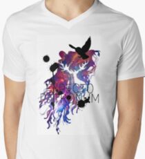 EXPECTO PATRONUM HEDWIG GALAXY 2 Men's V-Neck T-Shirt