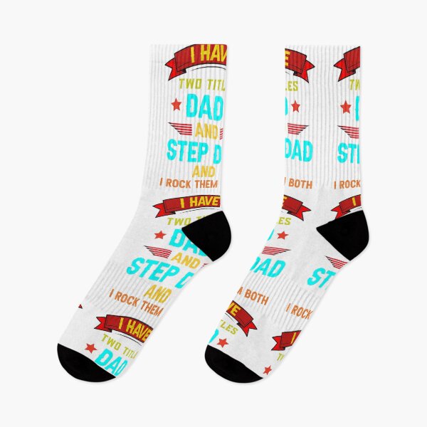 Item preview, Funny Father's Day Quotes :I Have Two Titles Dad And Step Dad I Rock Them Both designed and sold by Raminovitch.