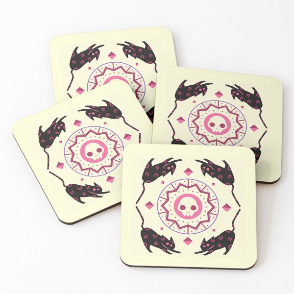 Item preview, Vivid cats and skull - Graphic design designed and sold by GUDIJA.