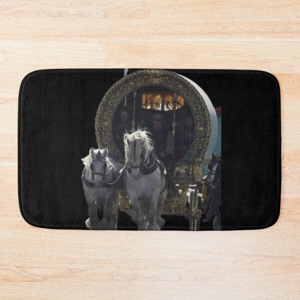 Item preview, romany gypsy traveler caravan wagon vardo white horse vanner designed and sold by amy greaves.
