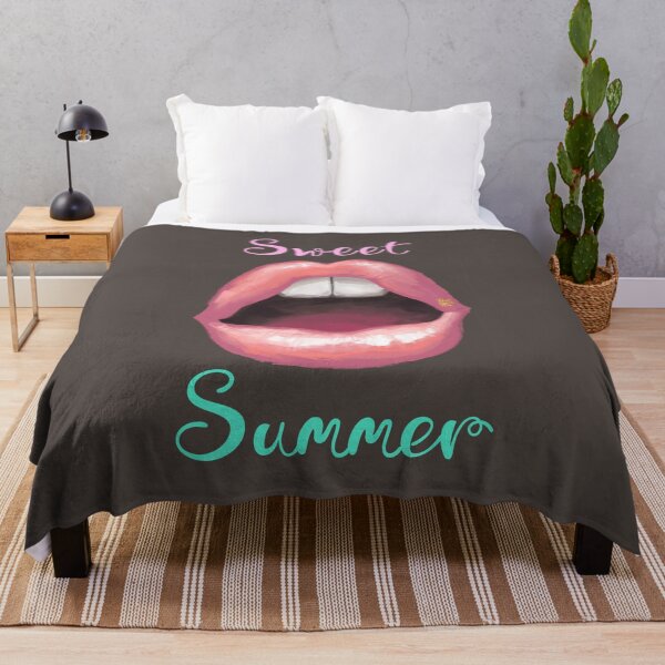 Item preview, Beautiful fashion lips. Sweet lovely sexy cute summer kiss. designed and sold by RukkiZukkiArt.