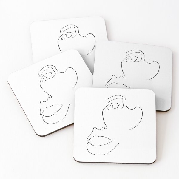 Item preview, Female face line art. designed and sold by WayProgress.