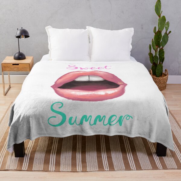 Item preview, Beautiful fashion lips. Sweet lovely sexy cute summer kiss. designed and sold by RukkiZukkiArt.