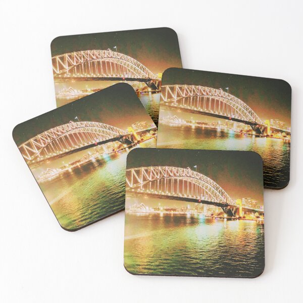 Item preview, Sydney Harbour Bridge at Night  designed and sold by Mia  Muze.