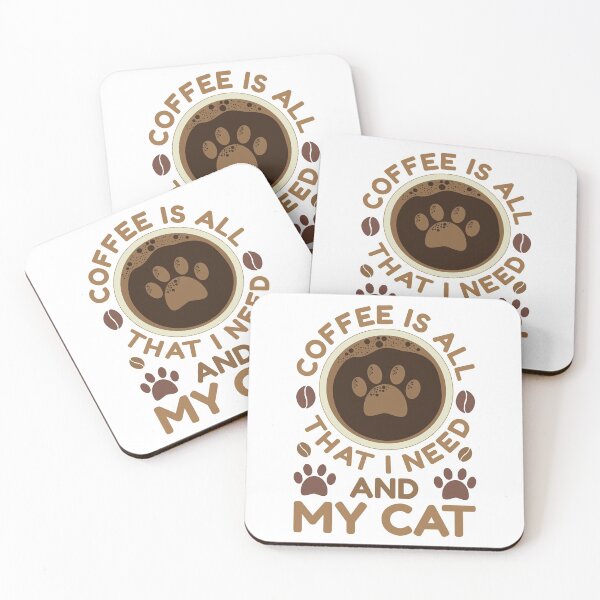 Item preview, Coffee Is All That I Need And My Cat designed and sold by Styler Design.