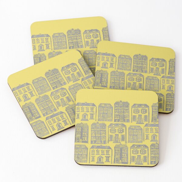 Item preview, Home Sweet Home – Yellow and Grey designed and sold by Maddy Bennett.