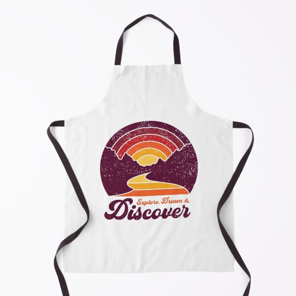 Item preview, Explore, Dream & Discover - Mountain River Sunset Silhouette (on white) designed and sold by STUDIO-72.