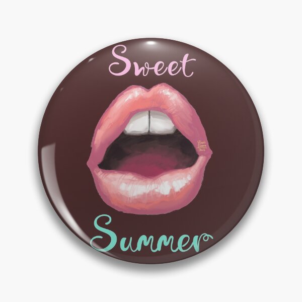 Item preview, Beautiful fashion lips. Sweet lovely sexy cute summer kiss. designed and sold by RukkiZukkiArt.