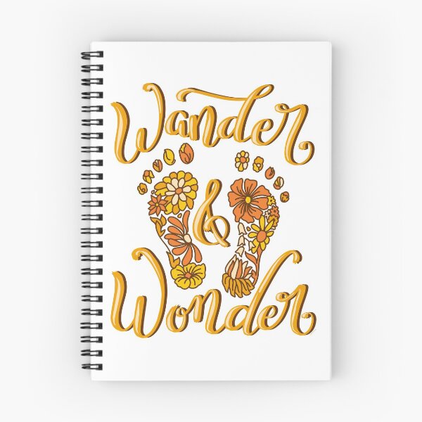 Item preview, Wander & Wonder Boho Hippie 70s 80s Flower Power Walking Feet Design designed and sold by DoubleBrush.