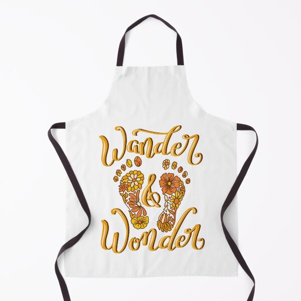 Item preview, Wander & Wonder Boho Hippie 70s 80s Flower Power Walking Feet Design designed and sold by DoubleBrush.
