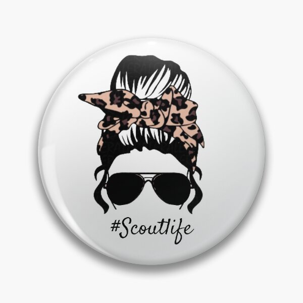 Aperçu de l'œuvre Scout Messy Bun - Scout Mothers Day Gift créée et vendue par Yay Design.