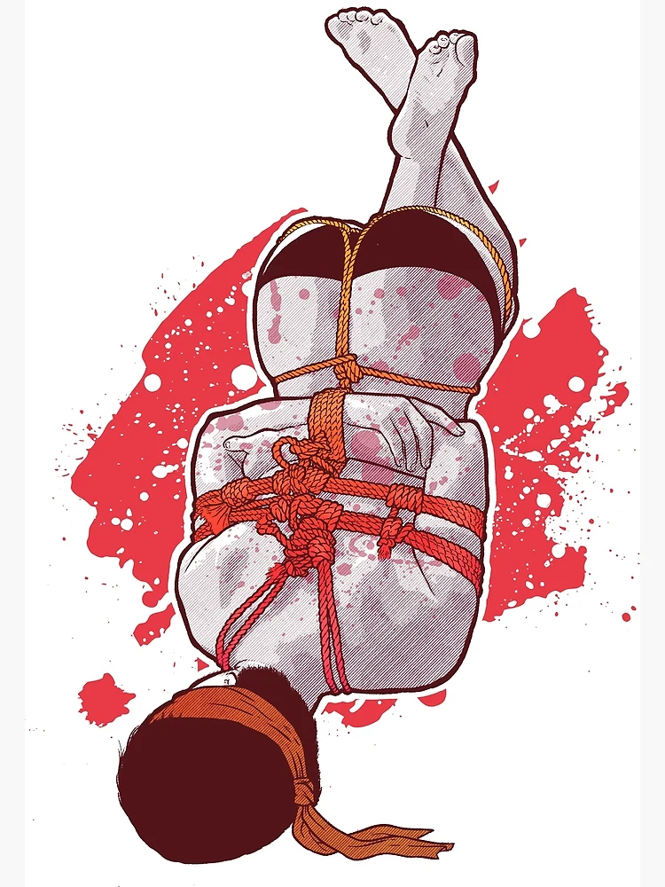 Shibari artwork - Rope art | Greeting Card