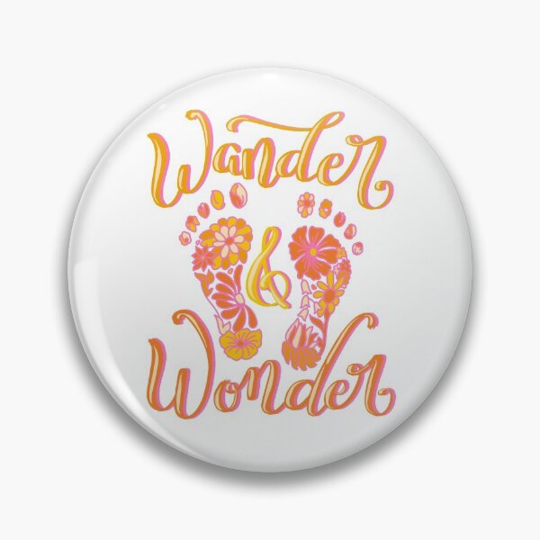 Item preview, Walking Barefoot Pink Flowers Wander & Wonder Nature Hand Drawn Feet Design designed and sold by DoubleBrush.
