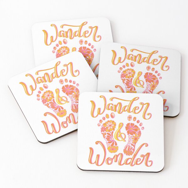 Item preview, Walking Barefoot Pink Flowers Wander & Wonder Nature Hand Drawn Feet Design designed and sold by DoubleBrush.