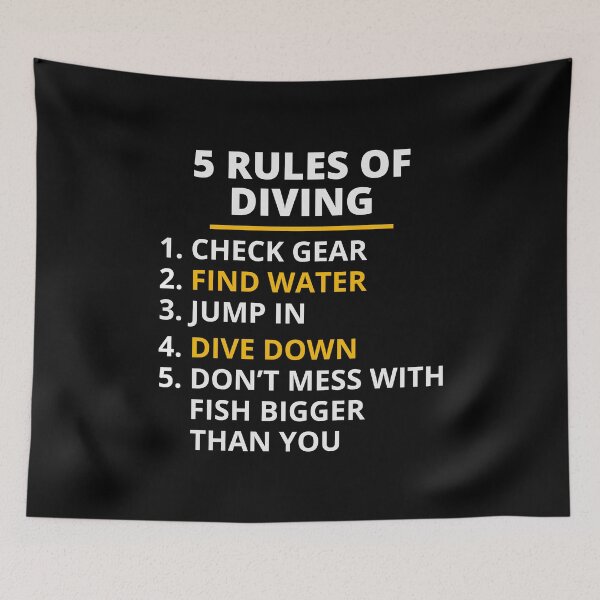 Item preview, Scuba Diving Diver Dive Swimming Swimmers Funny Sayings designed and sold by CuteDesigns1.