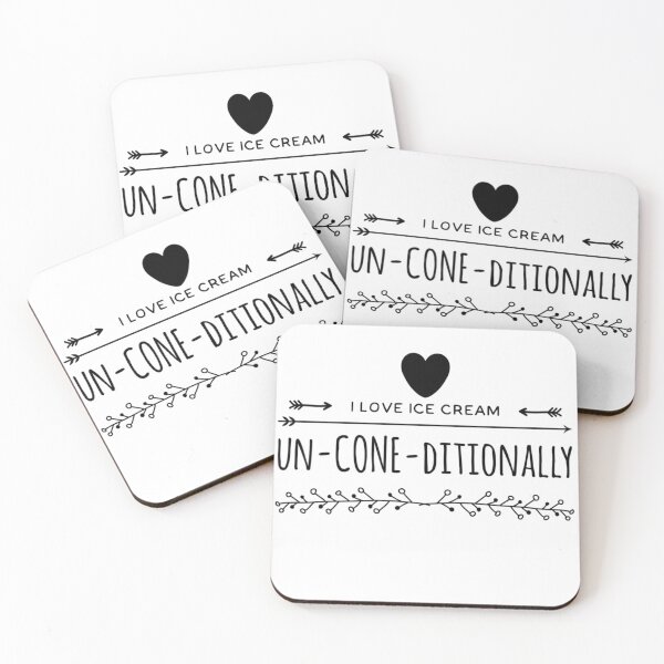 Item preview, I love ice cream un-cone-ditionally designed and sold by malkhteb.
