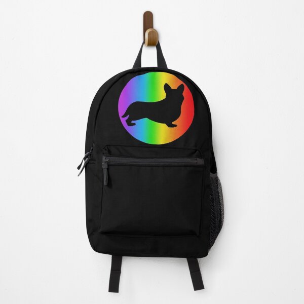 Item preview, pembroke welsh corgi dog lover rainbow silhouette corgi gifts designed and sold by alaechamlal.