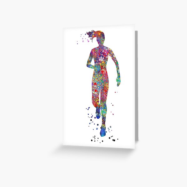 Item preview, Female runner designed and sold by Rosaliartbook.