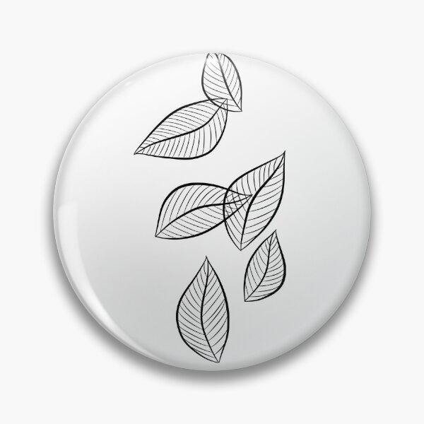 Item preview, Falling Leaves Line Art Drawing designed and sold by Melody Watson.