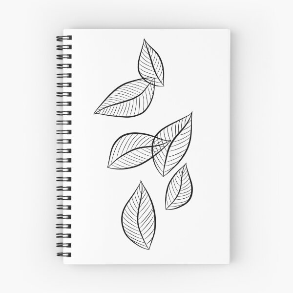 Item preview, Falling Leaves Line Art Drawing designed and sold by Melody Watson.