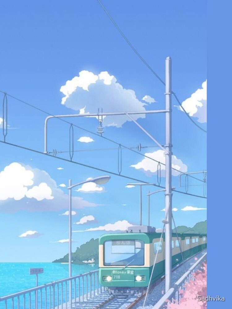 Anime-styled Train background