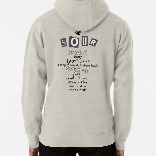 SOUR liste de pistes Sweat à capuche épais