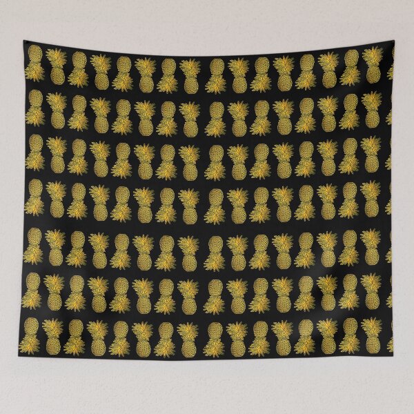 Item preview, golden pineapple pattern designed and sold by DisenyosDeMike.