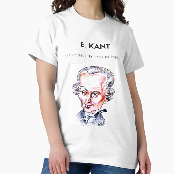 Citation de Kant | t-shirt - décoration - papeterie T-shirt classique