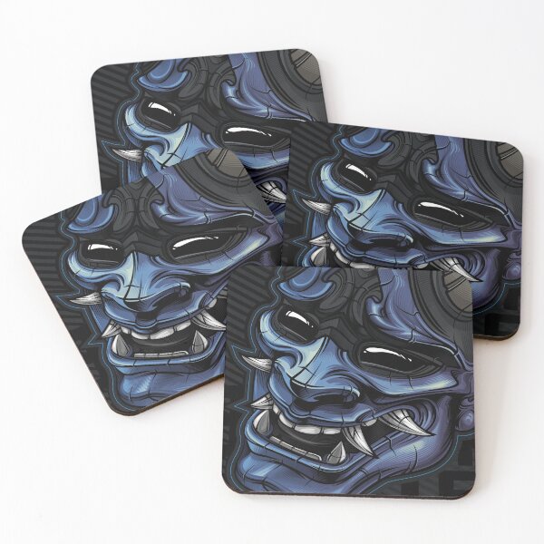 Item preview, portrait of a Japanese hannya mask designed and sold by Volonoff.