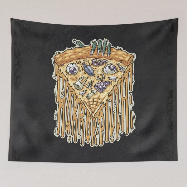 Item preview, Zombie Hand with Horror Pizza designed and sold by Voysla.