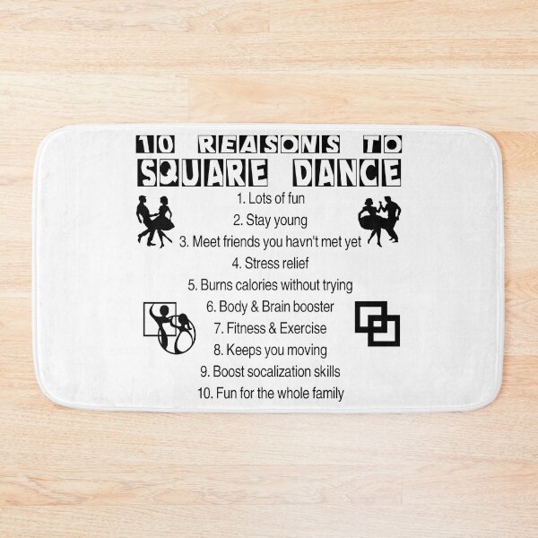 Item preview, 10 Reasons BLK designed and sold by Square Dancing Gifts & Merchandise.