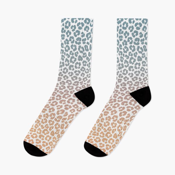 Item preview, Boho Cheetah Print Peachy Blue Ombre designed and sold by kandycoded.