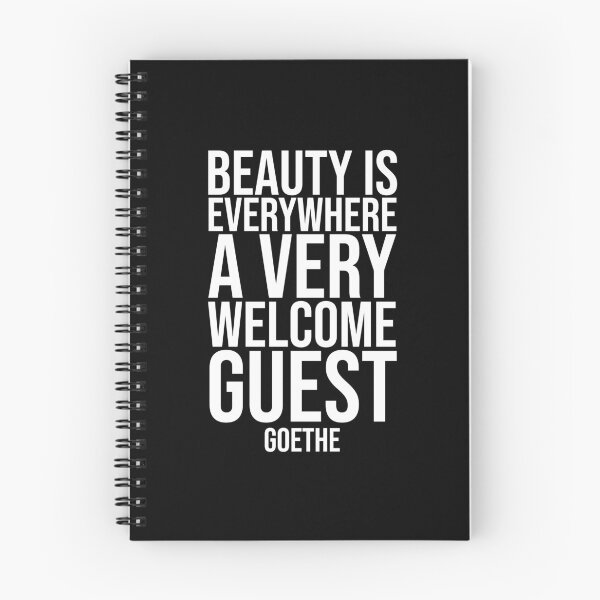 Item preview, Beauty - Goethe quote designed and sold by Philippe Derungs.
