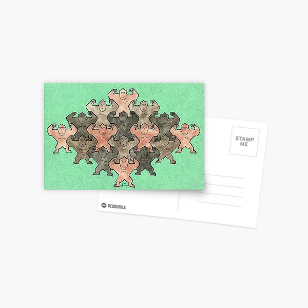 King Kong Formation Acrobatics Team Postcard