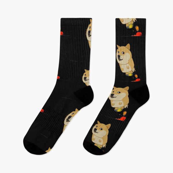 Item preview, Doge rocket , DogeCoin, to the moon, crypto meme designed and sold by SLV7R.